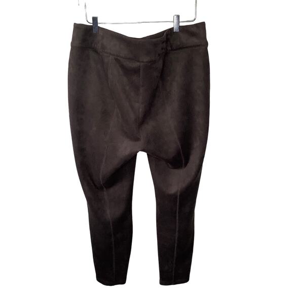 LANE BRYANT Brown Faux Suede Pull on Pants Size 18/20 - Picture 2 of 6